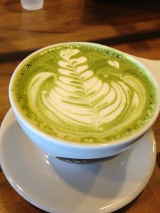 Macha Green Tea Latte @ Sambalatte