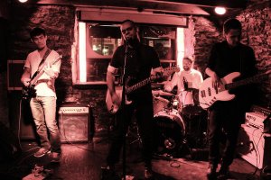 Slow Power Up performing at L'Esco, August 30 2016. From band website.